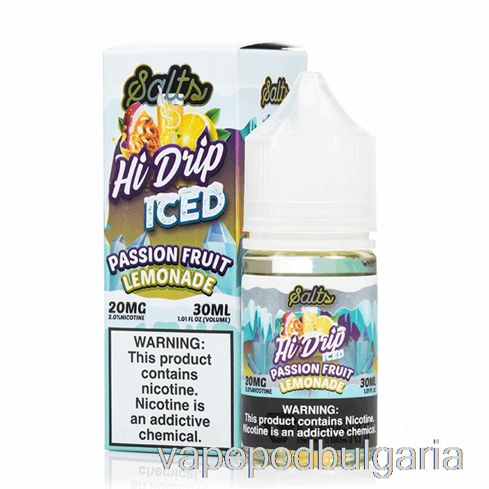 Vape Bulgaria маракуя лимонада лед - Hi-drip соли - 30ml 50mg